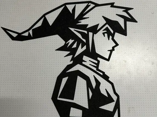 Link (Zelda) LineArt / WallArt