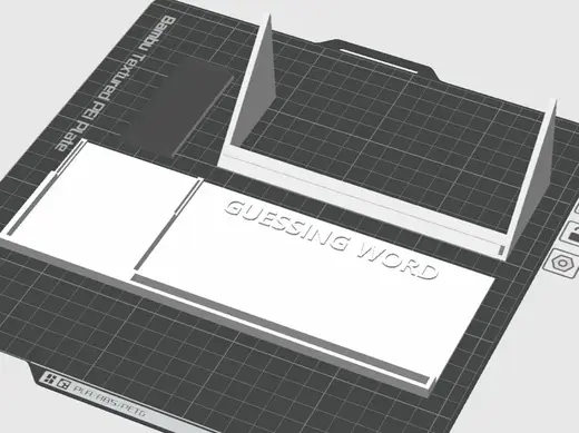 Deck & Coin Spelling Tray