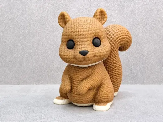 Flexi Knitted Squirrel - NO AMS! V2