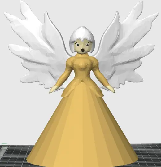 Shocked Angel Tree Topper