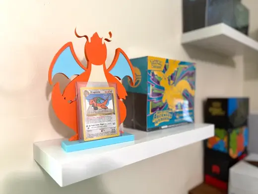 Dragonite Pokemon card display stand