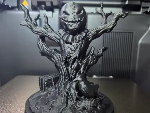 Spooky Gothic Scarecrow / Halloween Diorama