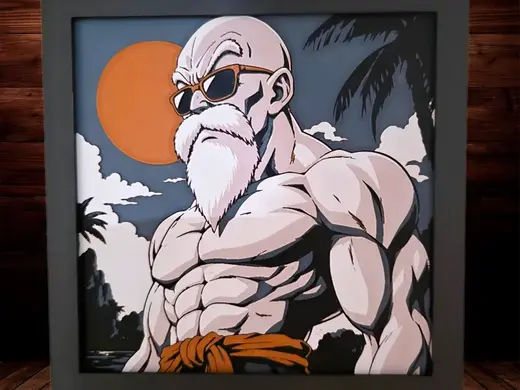 Max Power Master Roshi - Dragon Ball Z - 4 Colours