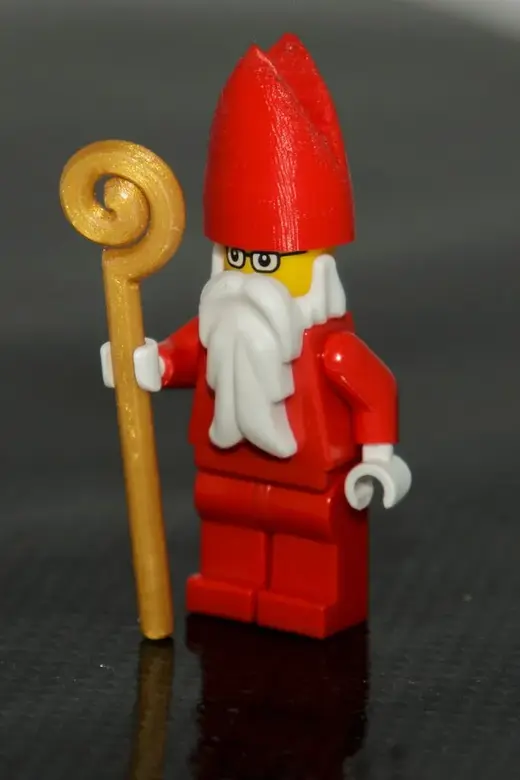 Buildingblock (like LEGO) Sint Nicolaas (Sinterklaas)