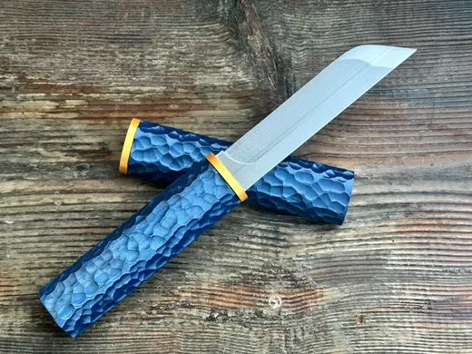 Tsuchime Tanto ,(Hammered Texture Short Sword)