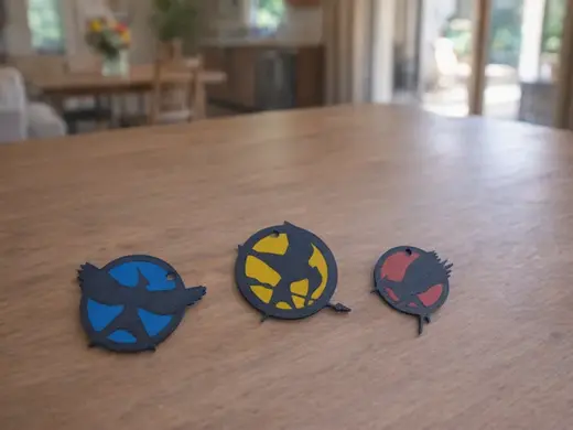 keychain mockingjay logo brooch Hunger Games