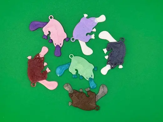 Platypus earrings (no AMS no glue)