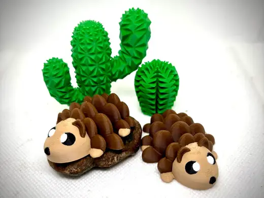 Cute Articulated Baby Hedgehog