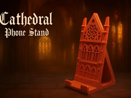 Cathedral Phone Stand