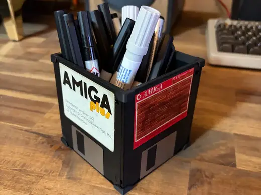 3.5" floppy disk box display