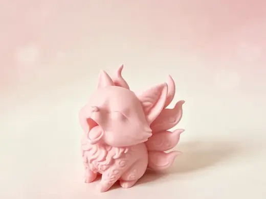 粉糯小狐上线,万事顺遂,福气常伴