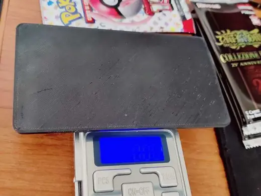 Plate for weighing booster packs