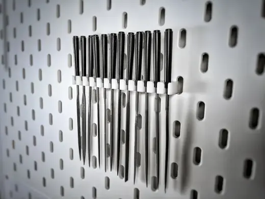 Needle file holder for Ikea Skadis - 12 slots