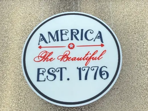 AMERICA THE BEAUTIFUL EST. 1776 COASTER