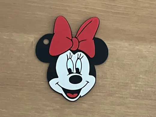 Minnie mouse keyring