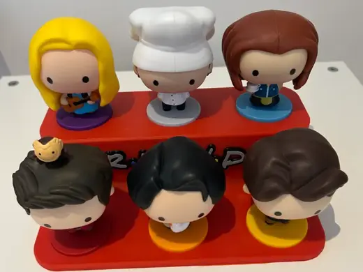 McDonalds Friends Figuren Podest