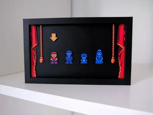 Super Mario Bros. 2 - Character Select Wall Art