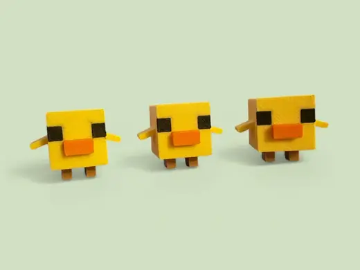 Minecraft Baby Chickens!
