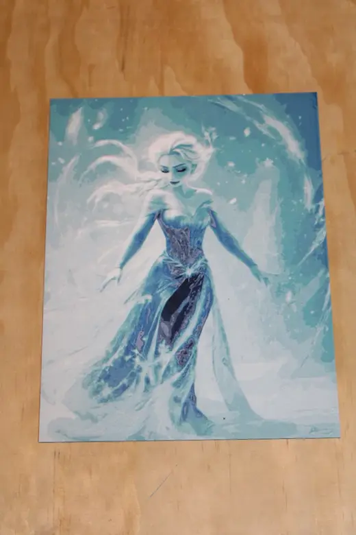 Elsa Frozen Snow Swirl HueForge
