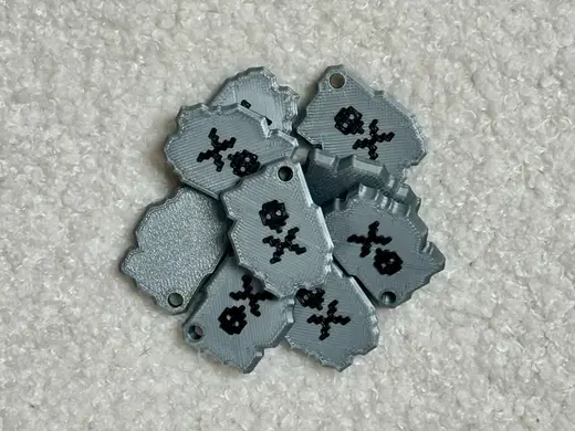 Tibia Sudden Death Rune Keychain (NO AMS)