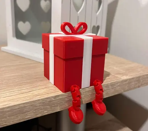 Christmas gift with legs (no ams)