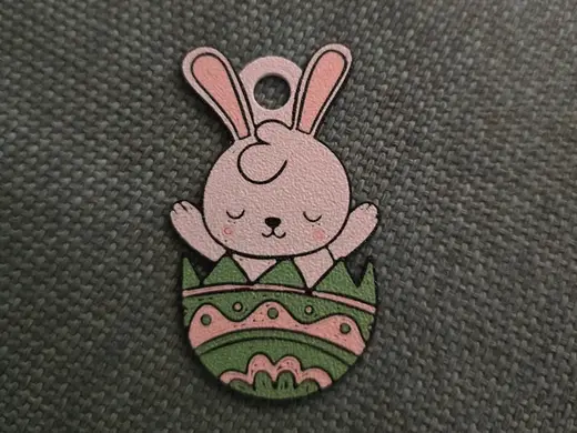 Portachiavi Coniglio Uovo Di Pasqua Bambino Cute