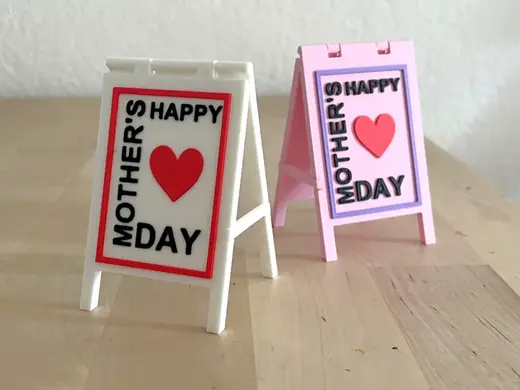 Mother’s Day A-Frame Sign – Print-in-Place