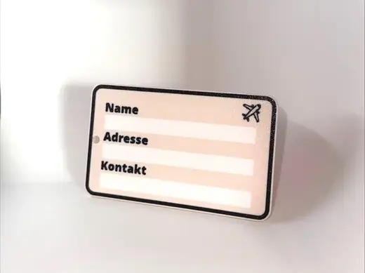 Moderner Kofferanhänger