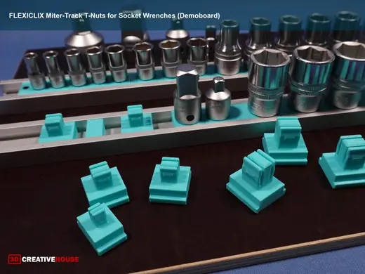 FLEXICLIX Socket Holder for Miter-Track Rails