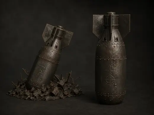 Trench Crusade Bomb Pack 32mm
