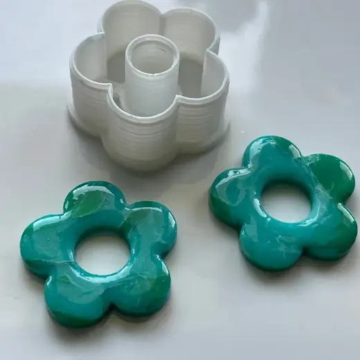 Daisy donut cutter set - made for polymer clay