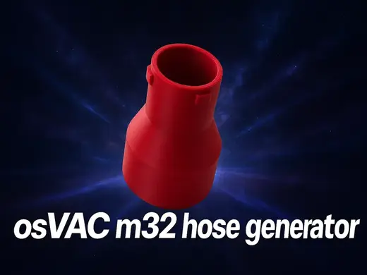 oSVAC m32 hose adapter Generator