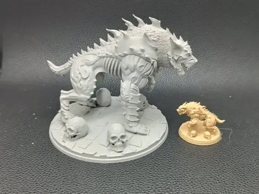 D&D Hell Hound Monster Miniature - RPG DnD TTRPG