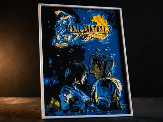Final Fantasy X Art – HueForge Multi-Color Print
