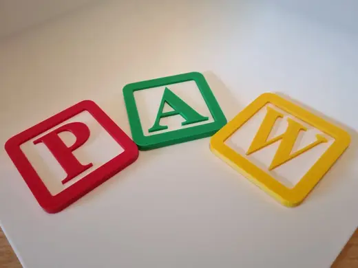 Letter plates