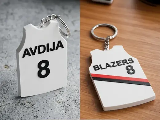 Deni Avdija #8 - Portland Keychain