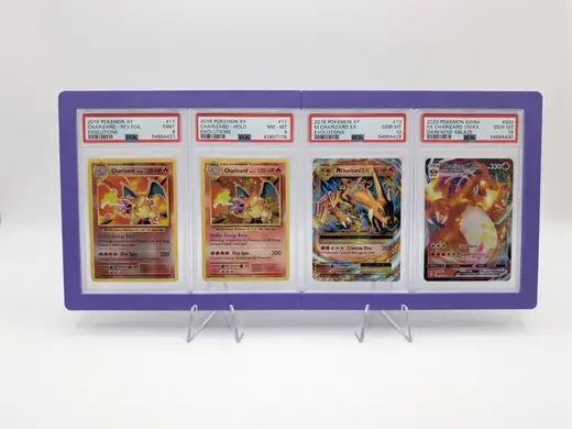 PSA Graded Card 4-Slot Wall Mount Display Frame