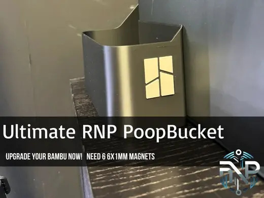 Ultimative RNP Poop Chute - P1S P1P X1C Upgrade