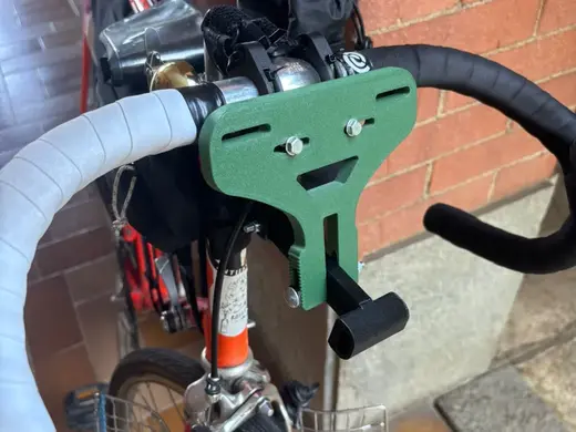 Bike Front Bag Mount – Handlebar Spacer Support