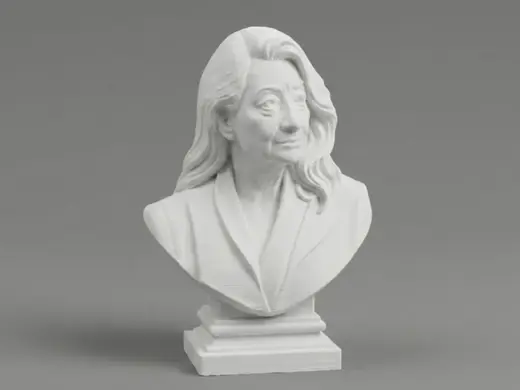 Zaha Hadid Bust – Modern Architect Sculpture