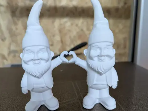 Cute Garden Gnome Duo (3D Scan) / Gartenzwerg