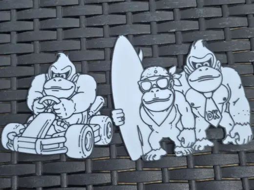 10 donkey kong colouring in sheets