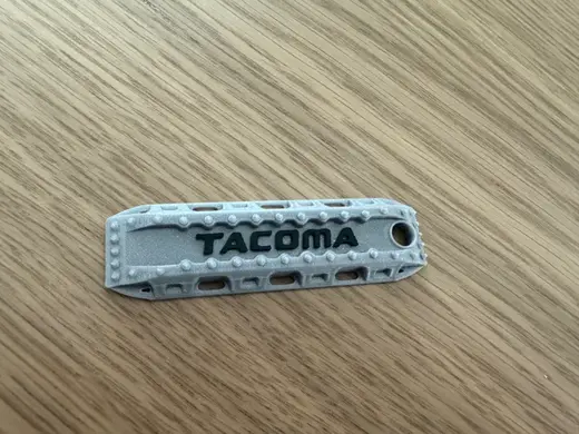 Toyota Tacoma Traction Board Keychain