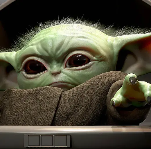 Grogu /Baby Yoda Hueforge