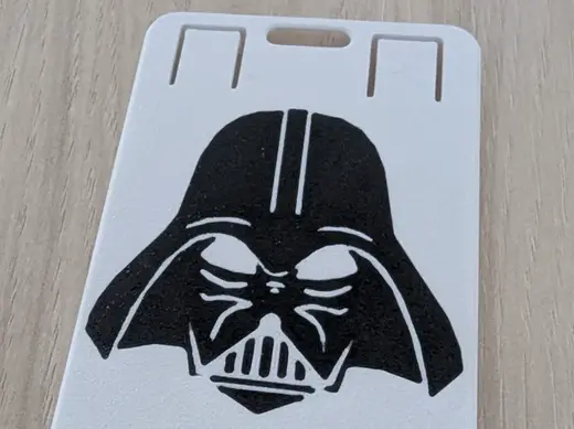 Tarjetero identificación Darth Vader