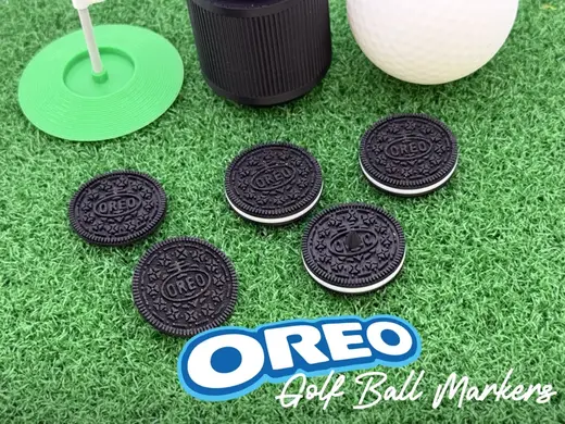 Oreo Cookie (Biscuit) Golf Ball Markers