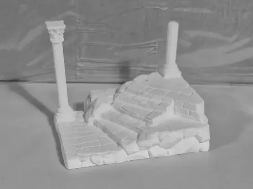 Greek Olympia Ruins Diorama