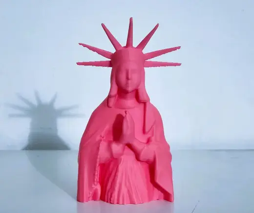 Holy Mary Liberty statue