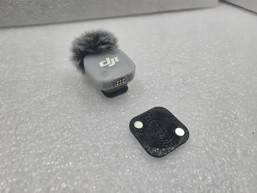 DJI Mic Mini 2 Magnetic Face plate 3mm Thick