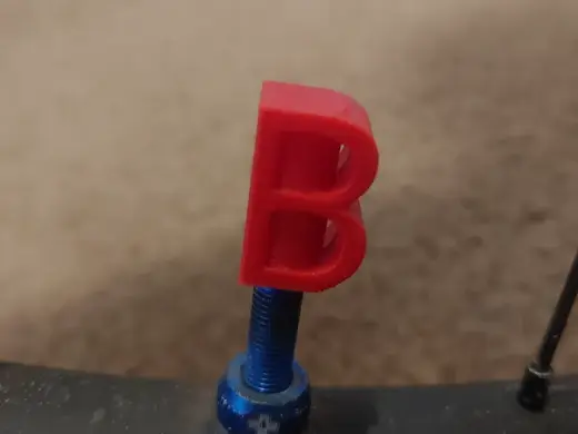 Valve Cap Letter B Valve Cap